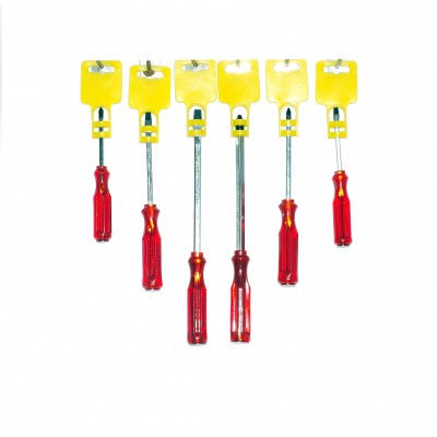 LX-B007  Factory Supply High quality Cr-V Screwdriver with Plastic handle