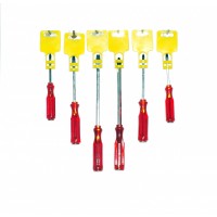 LX-B007  Factory Supply High quality Cr-V Screwdriver with Plastic handle