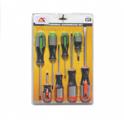 LX-c048 Factory Supply best selling promotion 8 pcs multi-function screwdrivers set /rubber screwdriver tip