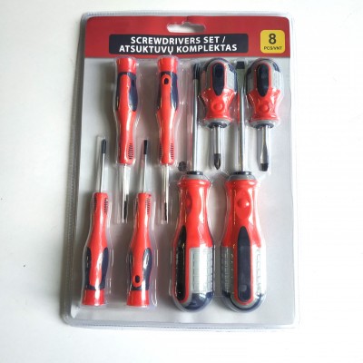 4 pcs Magnetic Phillips Slotted Flathead   Screwdriver Set  with 4 pcs precision screwdriver